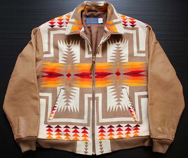 90s PENDLETON Native Pattern Wool Jacket