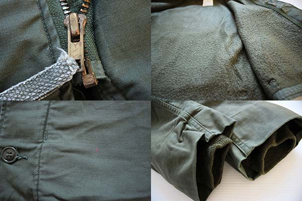 80s 米軍 U.S.NAVY A-2 ステンシル デッキジャケット L
