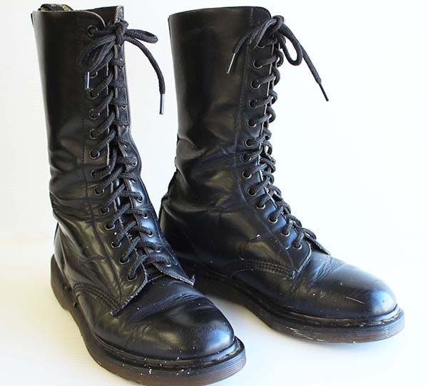 英国製 DR.MARTENSドクターマーチン 14ホールブーツ 黒 UK8 ...