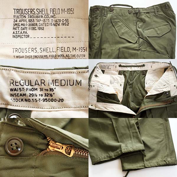 股上約36cmUS Army M-51 Trousers Deadstock