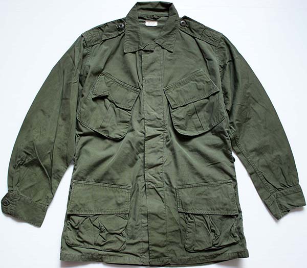 60s 米軍 U.S.ARMY ジャングルファティーグジャケット ノンリップ 2nd 