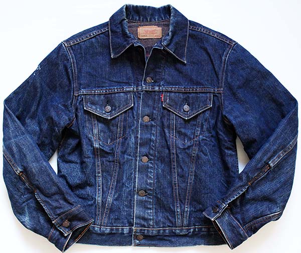 60s USA製 LEVI'Sリーバイス 70505 BIGE ブランケットライナー デニム