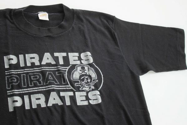 80s USA製 PIRATES Tシャツ 黒 - Sixpacjoe Web Shop