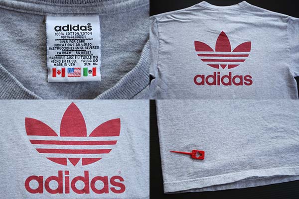 80s adidas ロゴ　Tシャツ S made in USA