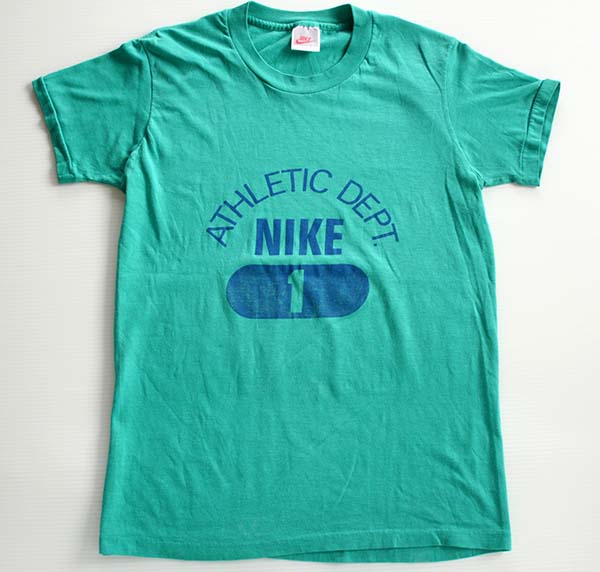 90's USA製 NIKEナイキ プリントTシャツ 緑S - Sixpacjoe Web Shop