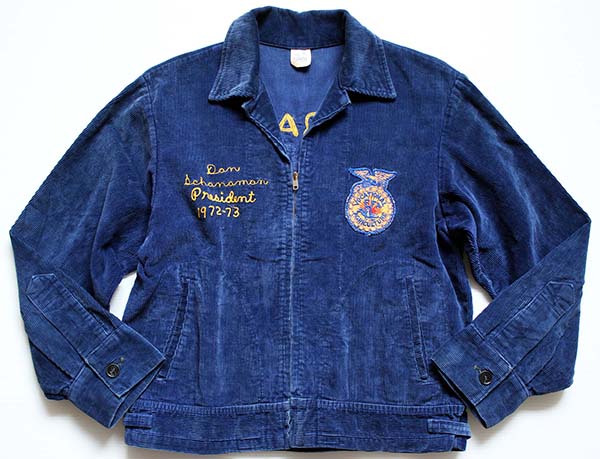 【Vintage】60s  FFA Jacket  M　コーデュロイジャケット