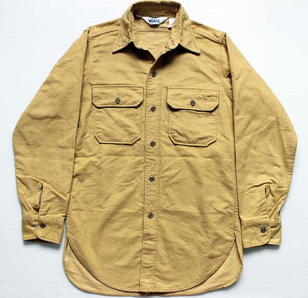 WoolRich 70s シャモアクロスシャツ