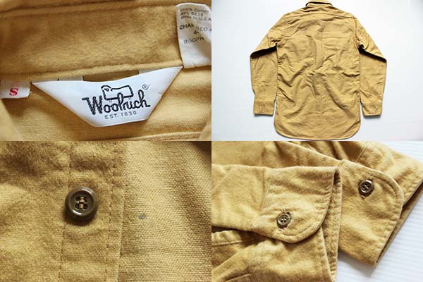 WoolRich 70s シャモアクロスシャツ