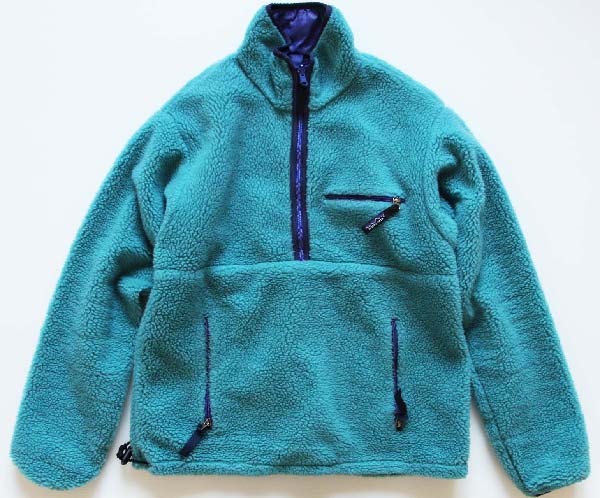 90s USA製 patagoniaパタゴニア グリセード リバーシブル プルオーバー