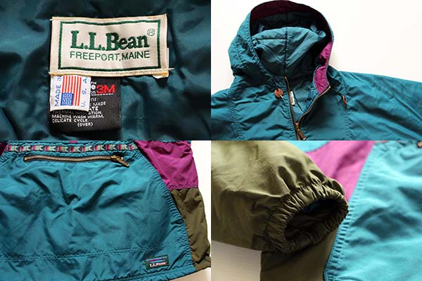 90s USA製 L.L.Bean Thinsulate 中綿入り アノラックパーカー