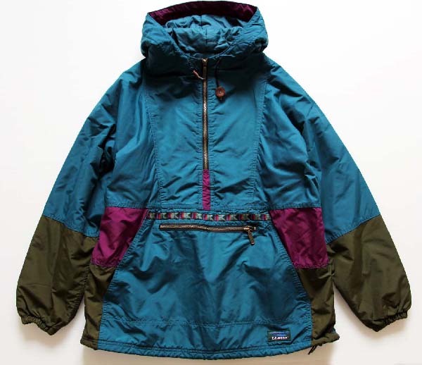 90s USA製 L.L.Bean Thinsulate 中綿入り アノラックパーカー