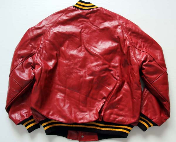 デッドストック☆80s USA製 TROPHY JACKETS オールレザー スタジャン