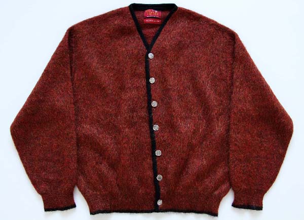 60s Sears モヘアニット カーディガン L - Sixpacjoe Web Shop