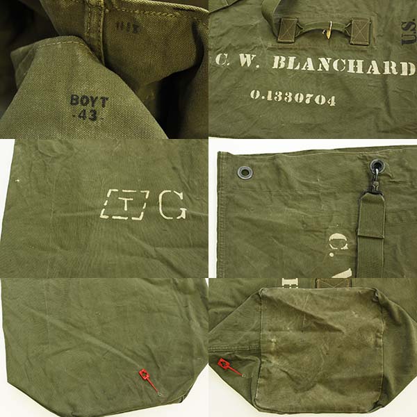 40s 米軍 U.S. ステンシル ダッフルバッグ - Sixpacjoe Web Shop 40s 米軍 U.S. ステンシル ダッフルバッグ - Sixpacjoe Web Shop