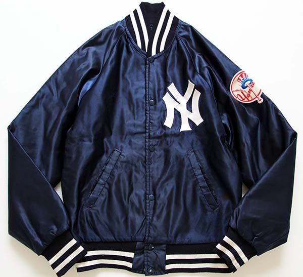 90s STARTERスターター MLB New York Yankees ニューヨーク ヤンキース ナイロンスタジャン M