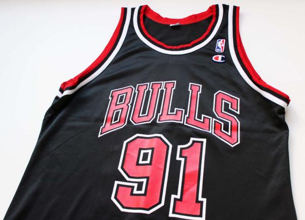 Championチャンピオン NBA BULLS シカゴ ブルズ RODMANロッドマン 91 ユニフォーム 44 - Sixpacjoe