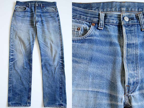 80s USA製 Levi'sリーバイス 501 赤耳 デニムパンツ w35 L34 - Sixpacjoe Web Shop