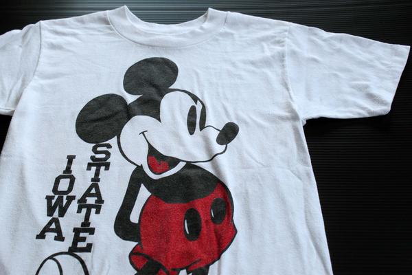 80s USA製 Collegiate Pacific ミッキー マウス Tシャツ S - Sixpacjoe 