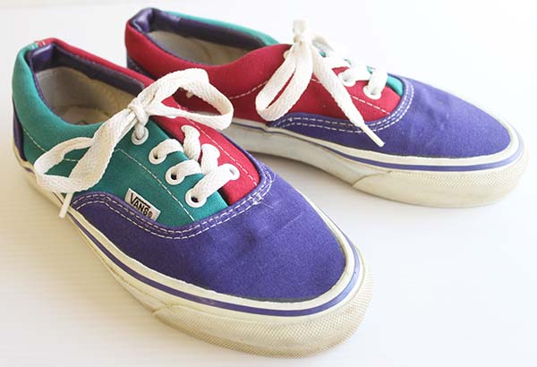 美品 vans ERA エラ 26cm ラスターカラー マルチカラー - スニーカー