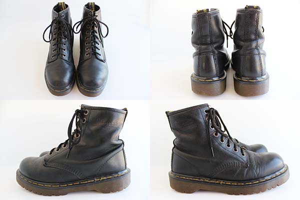 英国製 DR.MARTENSドクターマーチン 8ホールブーツ 黒 UK6 - Sixpacjoe 