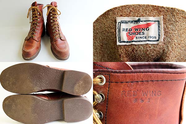 80s USA製 REDWINGレッドウイング 214 ワークブーツ - Sixpacjoe Web Shop