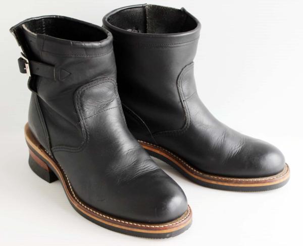 75Eチペワ Chippewa ショートエンジニアブーツ 7.5E ★美品