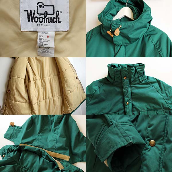 【USA製】70s 80s Woolrich マウンテンパーカー 中綿入り