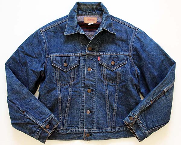 70s USA製 Levi'sリーバイス 70505 ブランケットライナー デニム