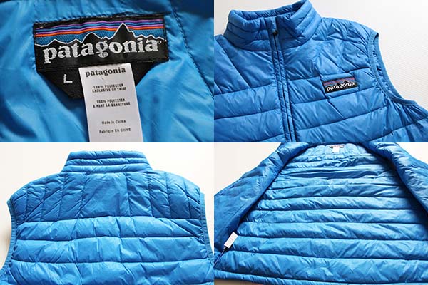 patagoniaパタゴニア ダウン セーターベスト 青 L - Sixpacjoe Web Shop