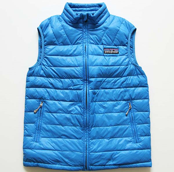 patagoniaパタゴニア ダウン セーターベスト 青 L   Sixpacjoe Web Shop