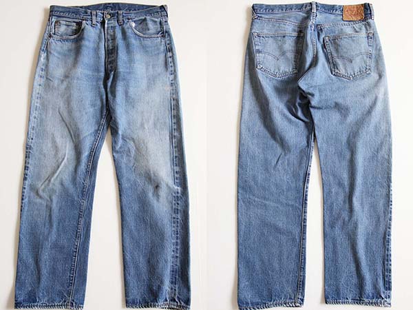 70s USA製 Levi'sリーバイス 501 シングル 66前期 デニムパンツ w35 - Sixpacjoe Web Shop