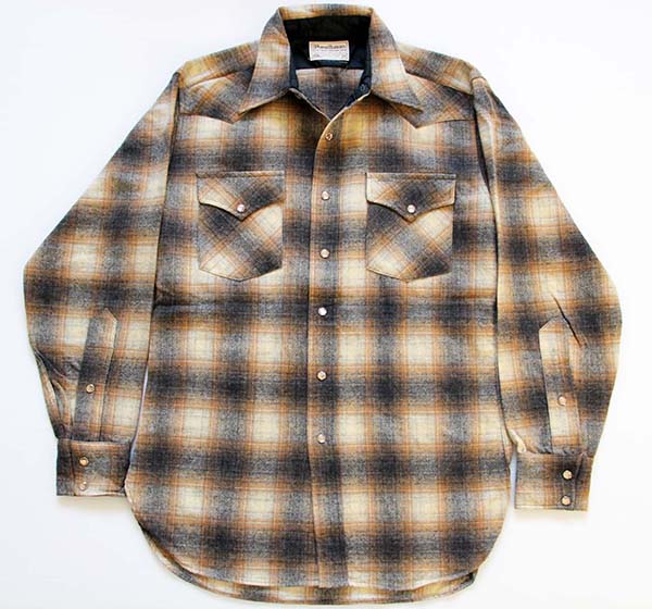 70's PENDLETON ペンドルトン オンブレ フランネルチェックシャツ