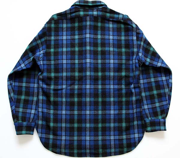 70s USA製 PENDLETONペンドルトン チェック ウールシャツ L - Sixpacjoe Web Shop