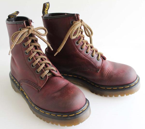 英国製 DR.MARTENSドクターマーチン 8ホールブーツ 赤茶 UK5