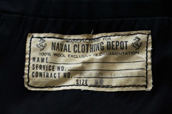 USN ピーコート VINTAGE 1948〜51年 8ボタン SIZE 40