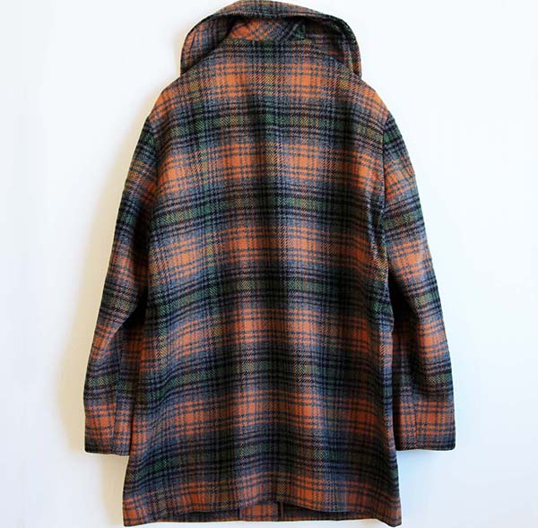 ＊6089  pendleton ペンドルトン　チェック　ウール　ガウン　コート