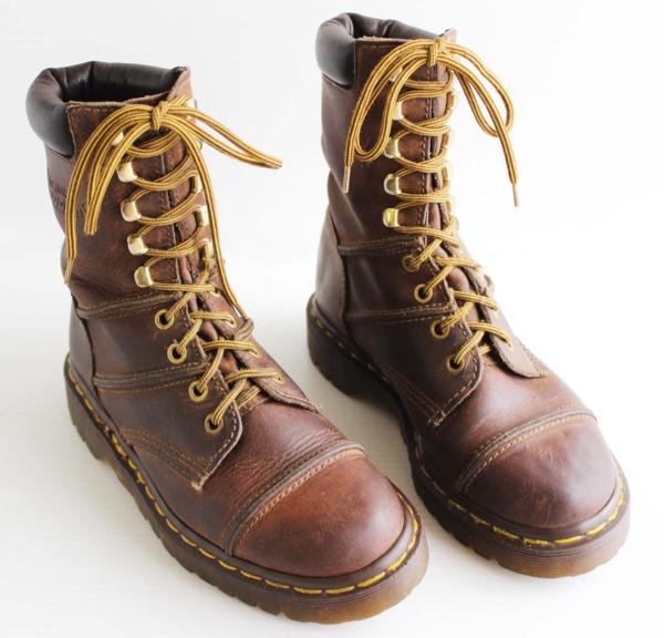 英国製 DR.MARTENSドクターマーチン 編み上げ ブーツ 焦げ茶 UK3