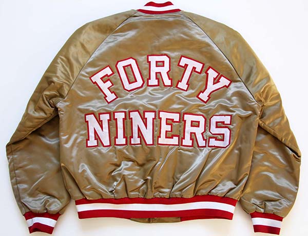 90s USA製 Chalk Line 49ERS ナイロンスタジャン L