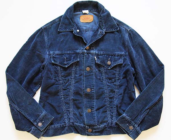 70s LEVI'Sリーバイス BIGE コーデュロイジャケット 紺 - Sixpacjoe