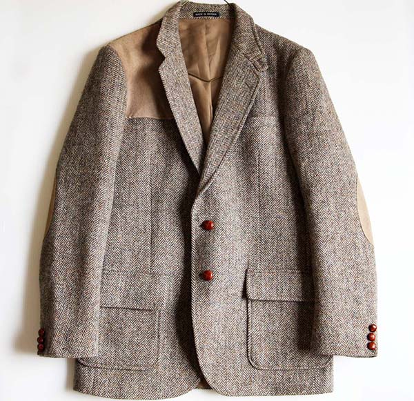 Harris Tweed ハンティングジャケット ツイード ミックスカラー