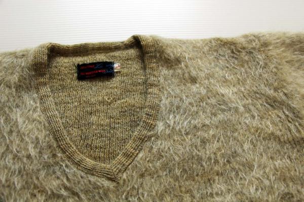60s Vネック モヘヤ ニット セーター - Sixpacjoe Web Shop