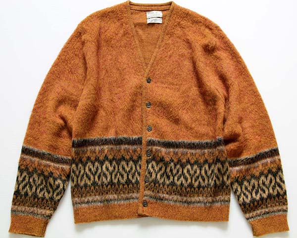 60s Sears モヘヤニット カーディガン M - Sixpacjoe Web Shop