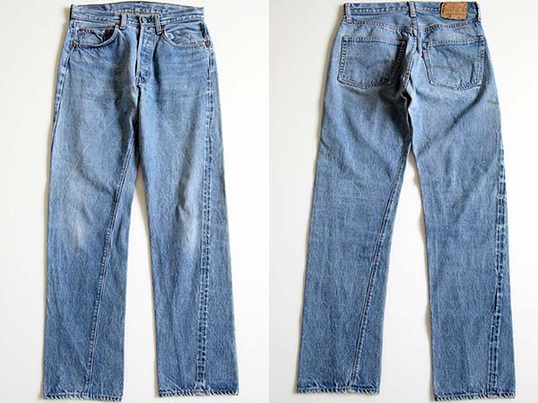 80s USA製 Levi'sリーバイス 501 赤耳 デニムパンツ w32 L36