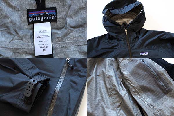 patagoniaパタゴニア レインシャドージャケット 黒 W-M