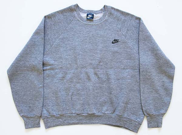 80s USA製 NIKEナイキ ワンポイント スウェット グレー - Sixpacjoe Web Shop