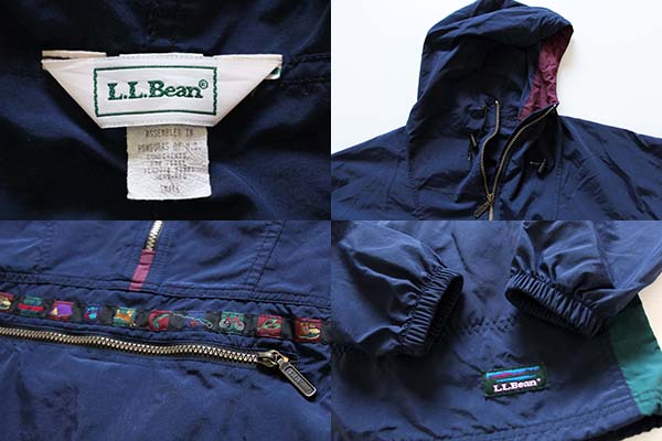 古着女子90s L.L.Bean エルエルビーン チロリアン アノラックパーカー