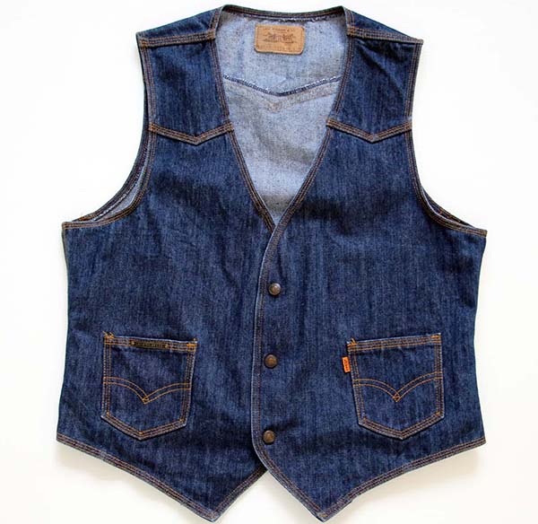 80s USA製 Levi'sリーバイス デニムベスト L - Sixpacjoe Web Shop