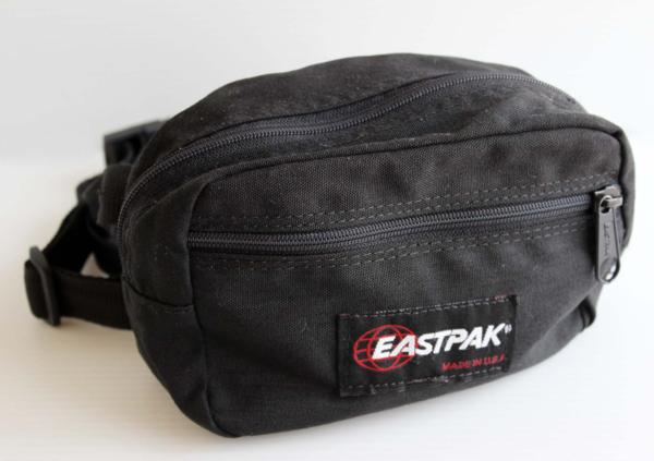 90s USA製 EASTPAKイーストパック ウエストポーチ 黒 - Sixpacjoe Web Shop
