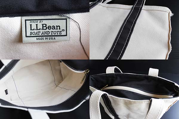 USA製 L.L.Bean BOAT AND TOTE ロングハンドル キャンバス トート