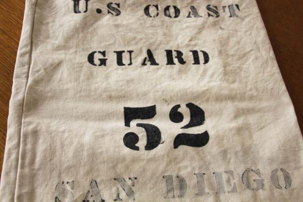 ビンテージ 米軍 U.S COAST GUARD ステンシル キャンバス バラック